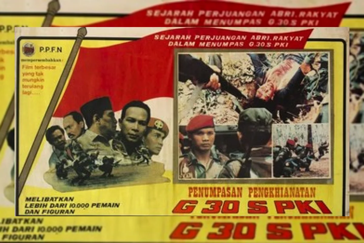 Poster film G30SPKI yang tayang di Bioskop Trans TV
