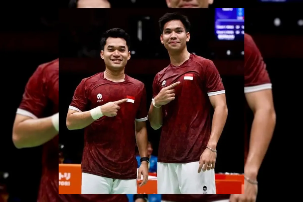 Leo Rolly Carnando dan Daniel Marthin meraih emas Asian Games 2026
