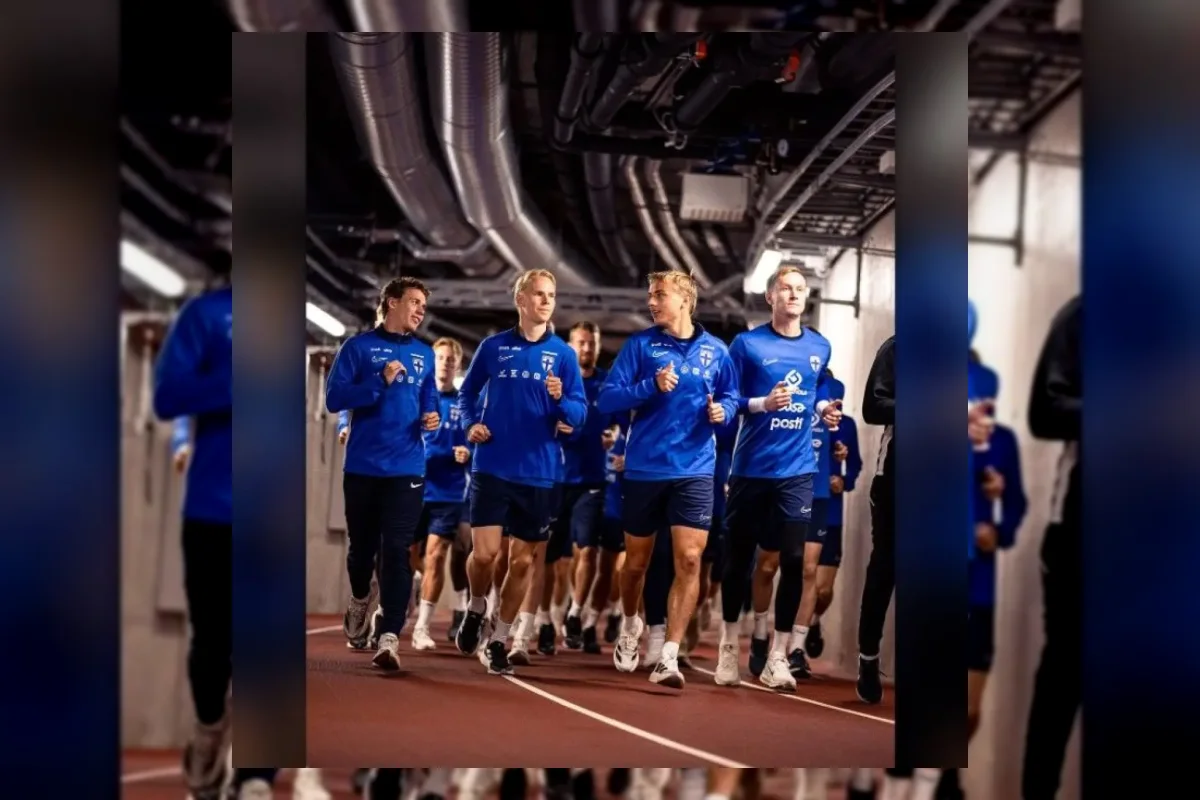 Pertandingan Finlandia melawan Belarusia di UEFA Nations League Grup C1