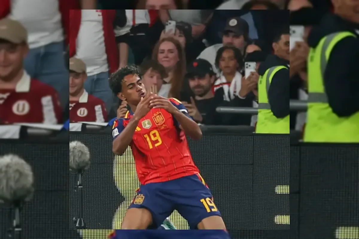Pemain Spanyol merayakan gol ke gawang Kroasia dalam laga UEFA Nations League