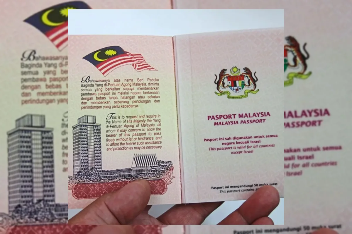 Ilustrasi paspor Malaysia dan peringkat global 2026