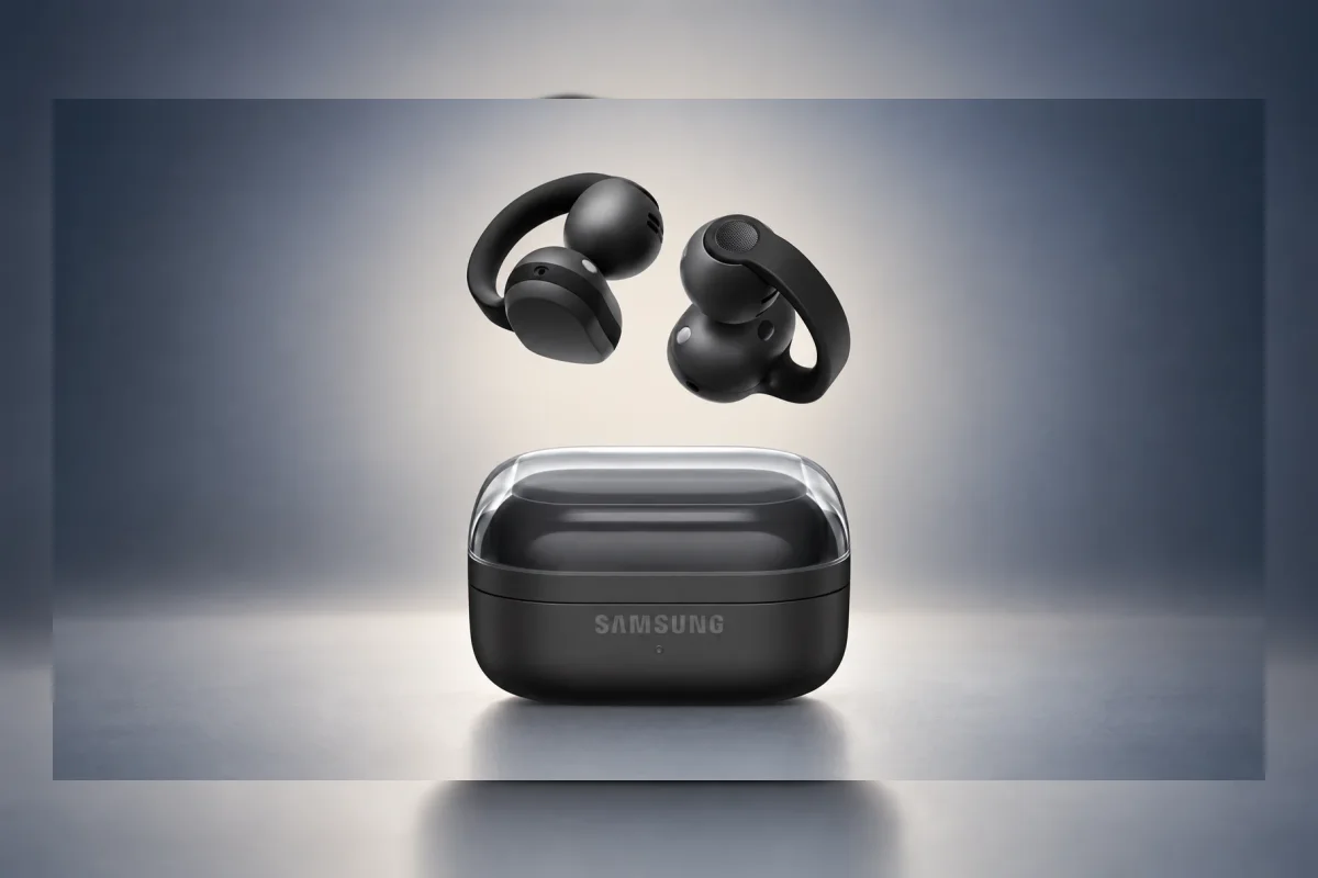 Samsung Galaxy Buds On clip-on earbuds warna hitam