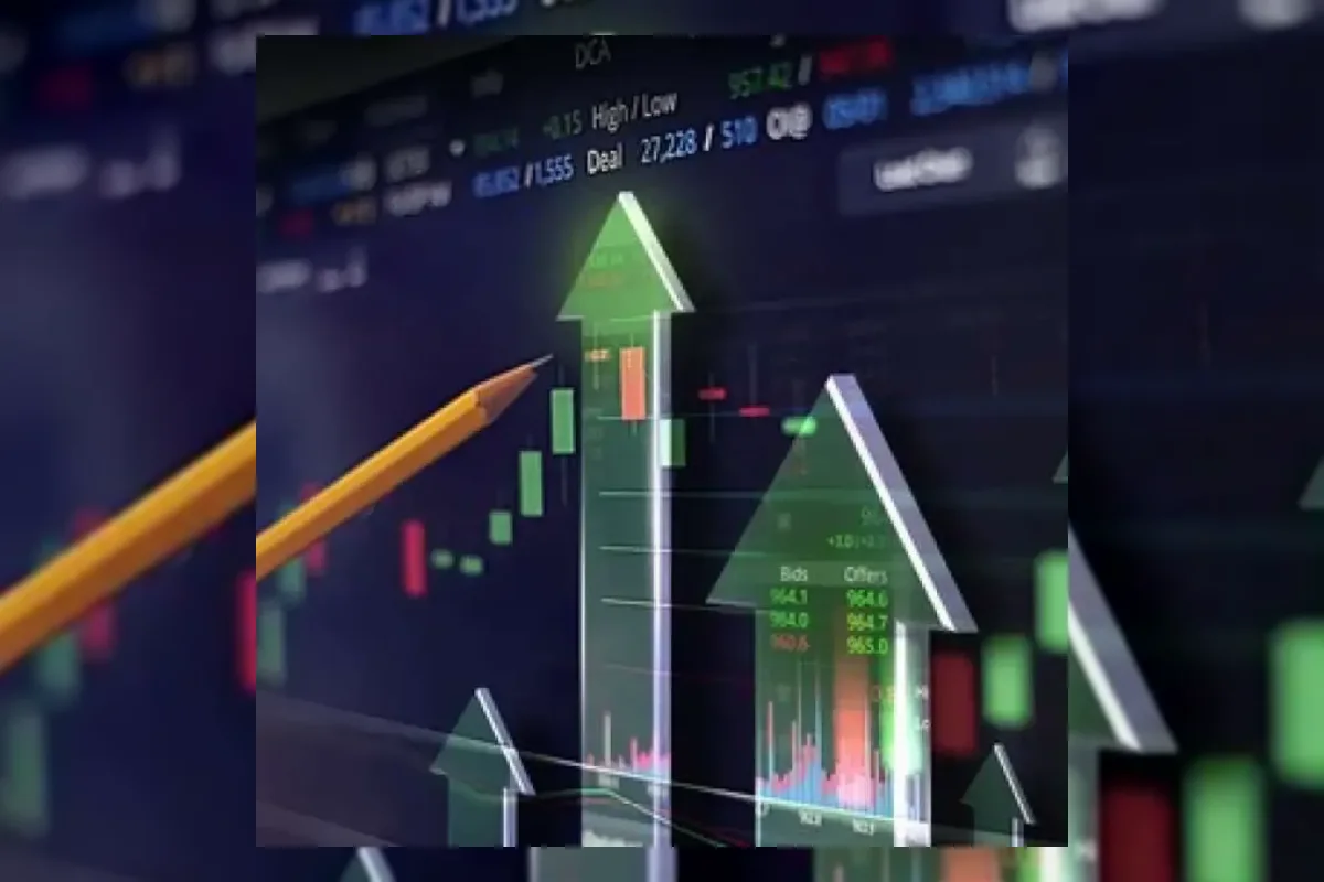 Ilustrasi investasi saham dan emas