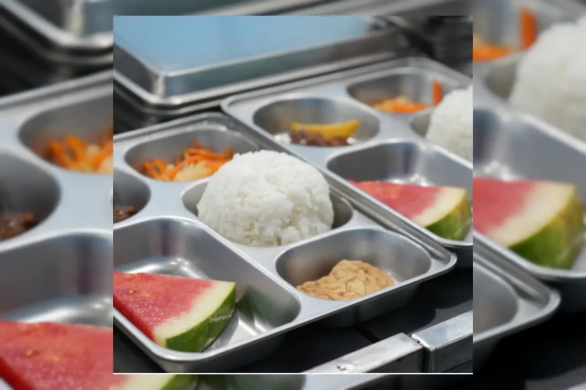 Ilustrasi dapur Satuan Pelayanan Pemenuhan Gizi program Makan Bergizi Gratis