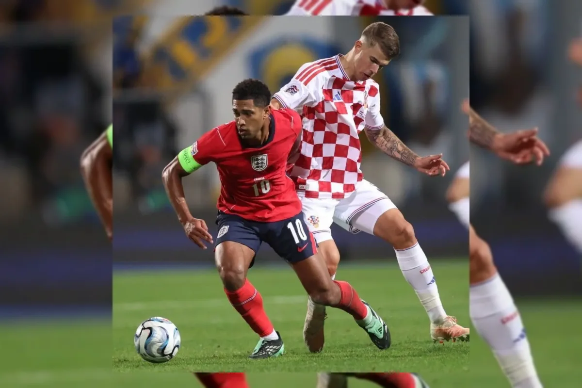 Pertandingan Inggris vs Kroasia di UEFA Nations League