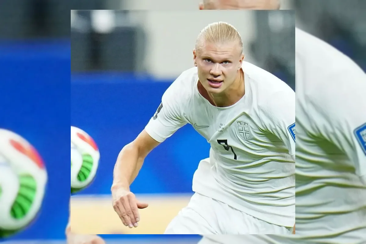 Erling Haaland berjalan tertatih usai ditarik keluar dalam laga Norwegia vs Portugal