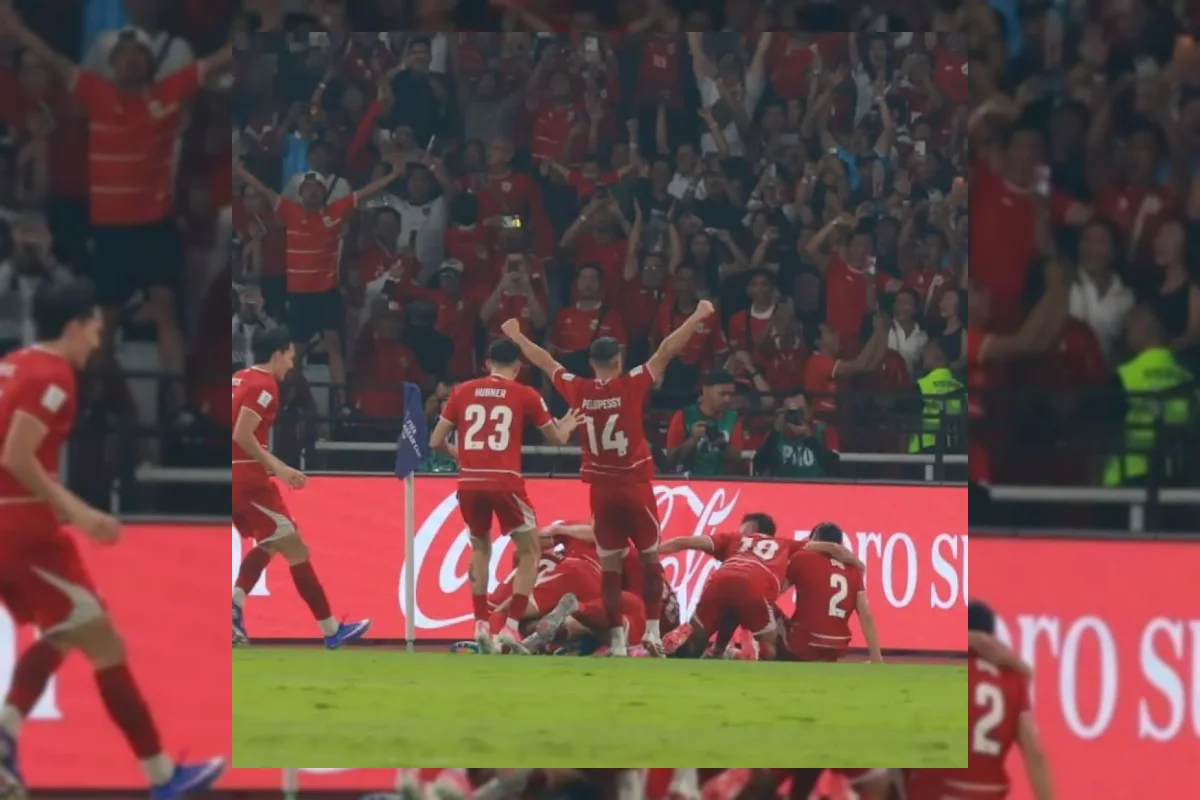 Elkan Baggott mencetak gol penyama kedudukan Indonesia vs Thailand 2-2