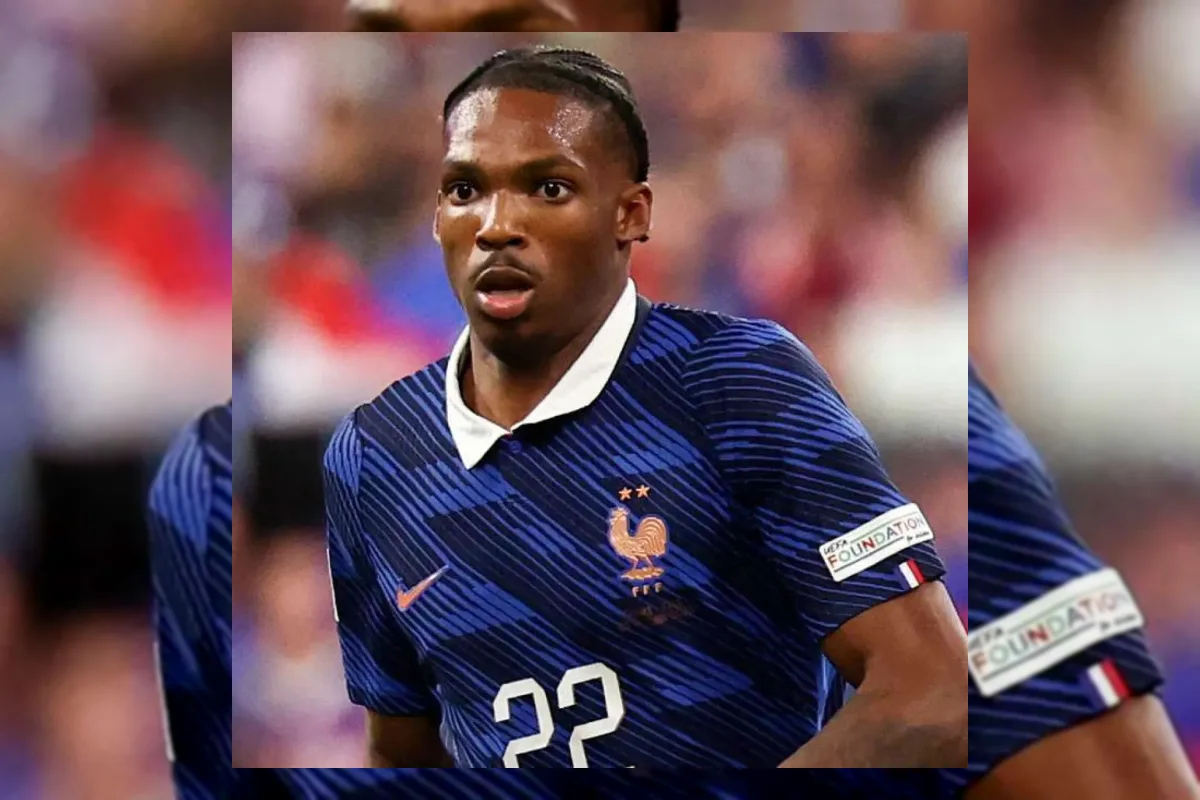 Pemain timnas Prancis merayakan gol dalam laga UEFA Nations League