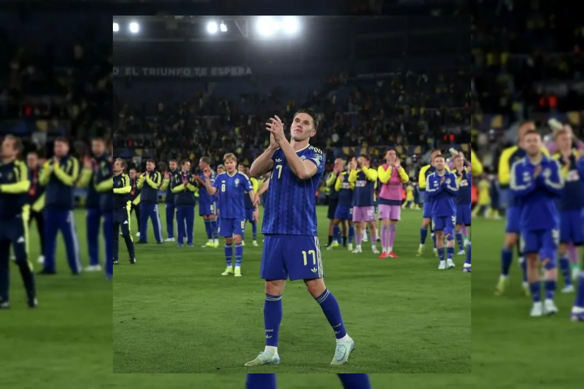 Pertandingan Swedia melawan Rumania pada lanjutan UEFA Nations League