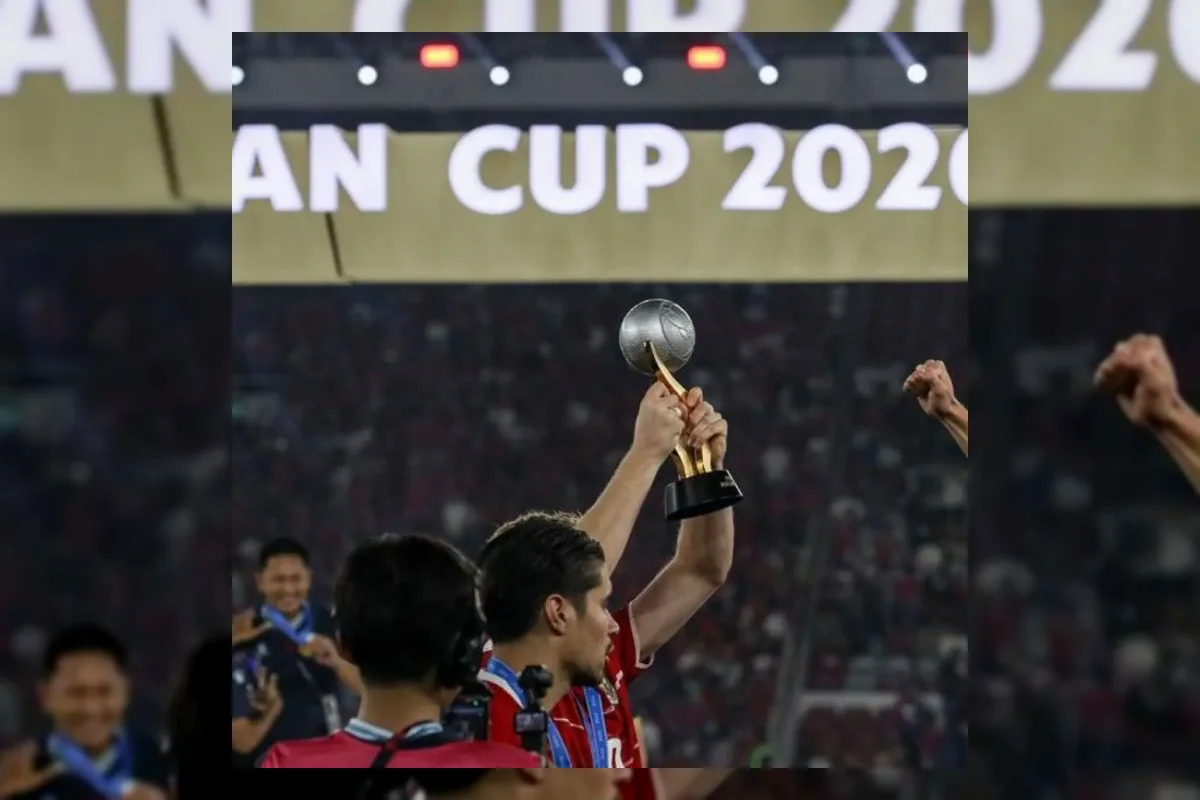 Timnas Indonesia merayakan gelar juara FIFA ASEAN Cup 2026
