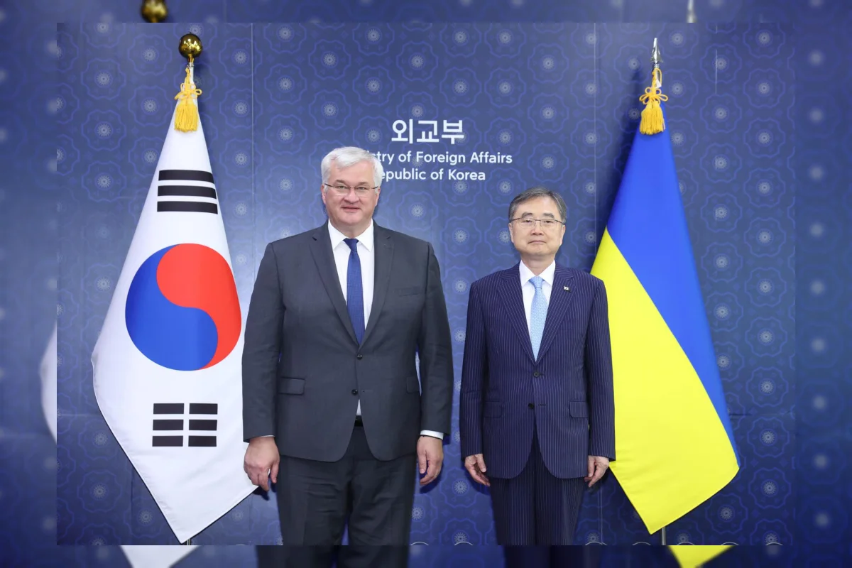 Ilustrasi hubungan diplomatik Ukraina dan Korea Selatan