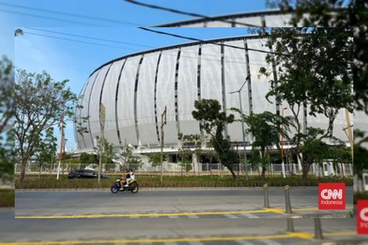 Suasana konser Avenged Sevenfold di Jakarta International Stadium