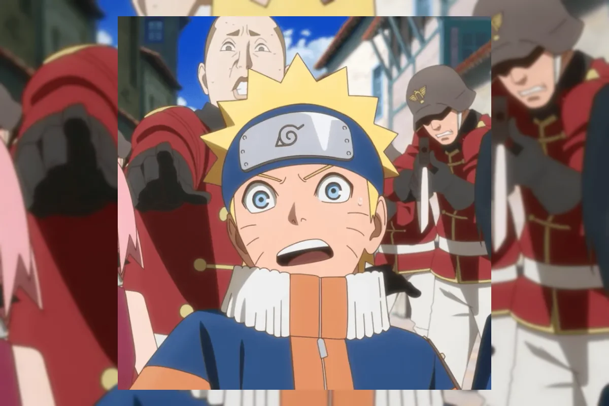 Ilustrasi kolaborasi anime Naruto dan Ninku dalam NARUTO×NINKU