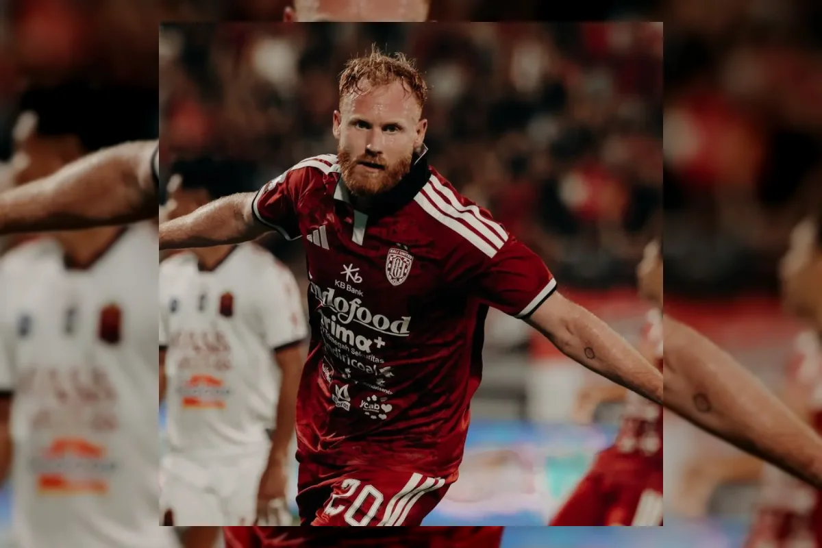 Jort van der Sande Akhiri Puasa Gol dengan Hattrick, Bali United Menang 6-1