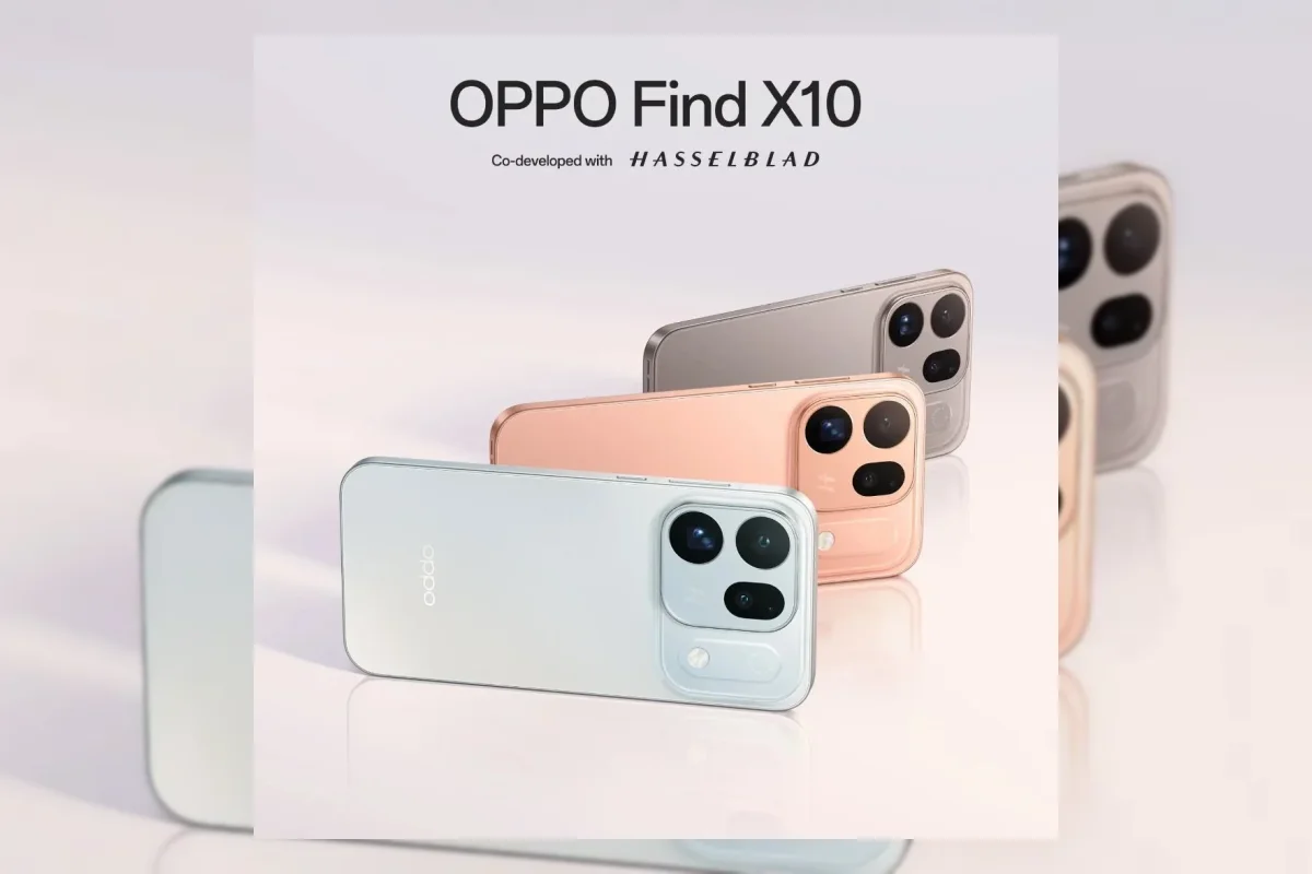 Oppo Find X10 Pro Max dengan desain kamera dan panel dua warna