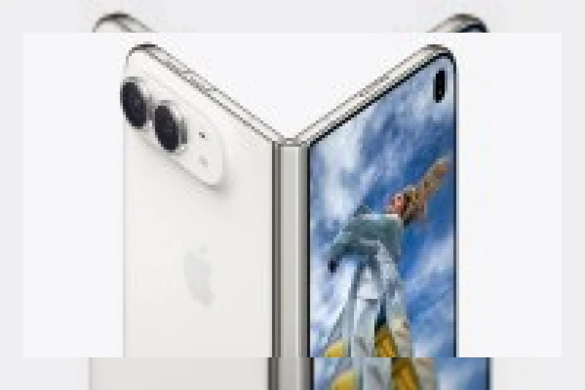 Ilustrasi iPhone Duo lipat saat pre-order