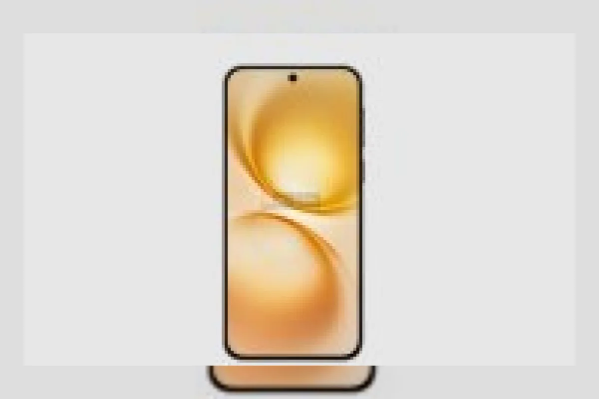 Ilustrasi vivo X500 E dengan layar datar dan punch-hole tengah