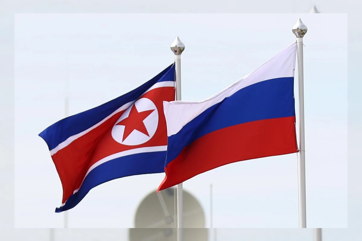 Ilustrasi kerja sama Korea Utara dan Rusia dalam produksi drone militer