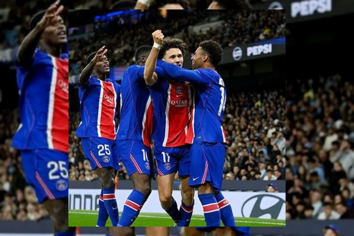 Pertandingan PSG melawan Manchester City di Etihad Stadium pada lanjutan Liga Champions