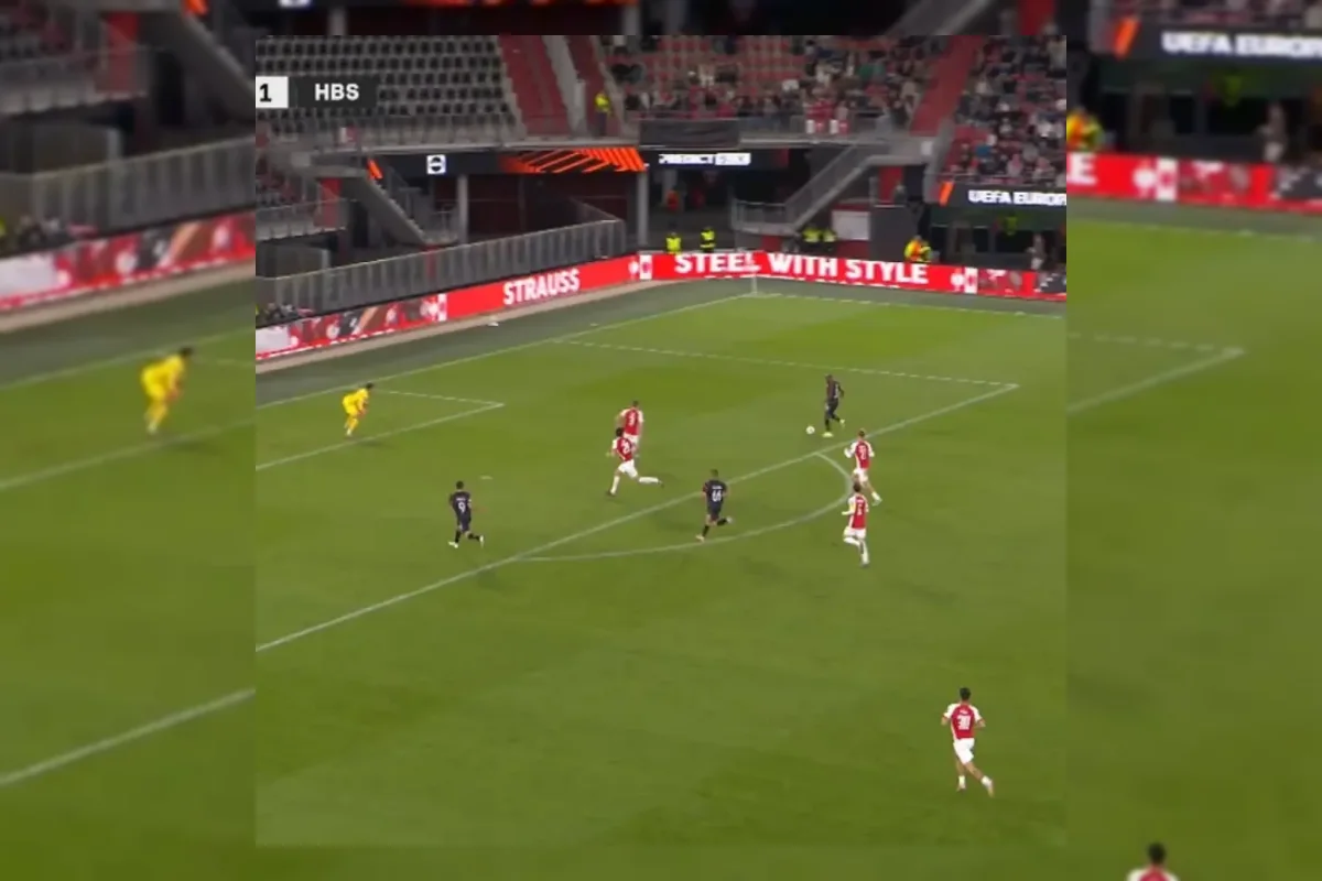 Pertandingan Ajax melawan Hajduk Split di Liga Conference