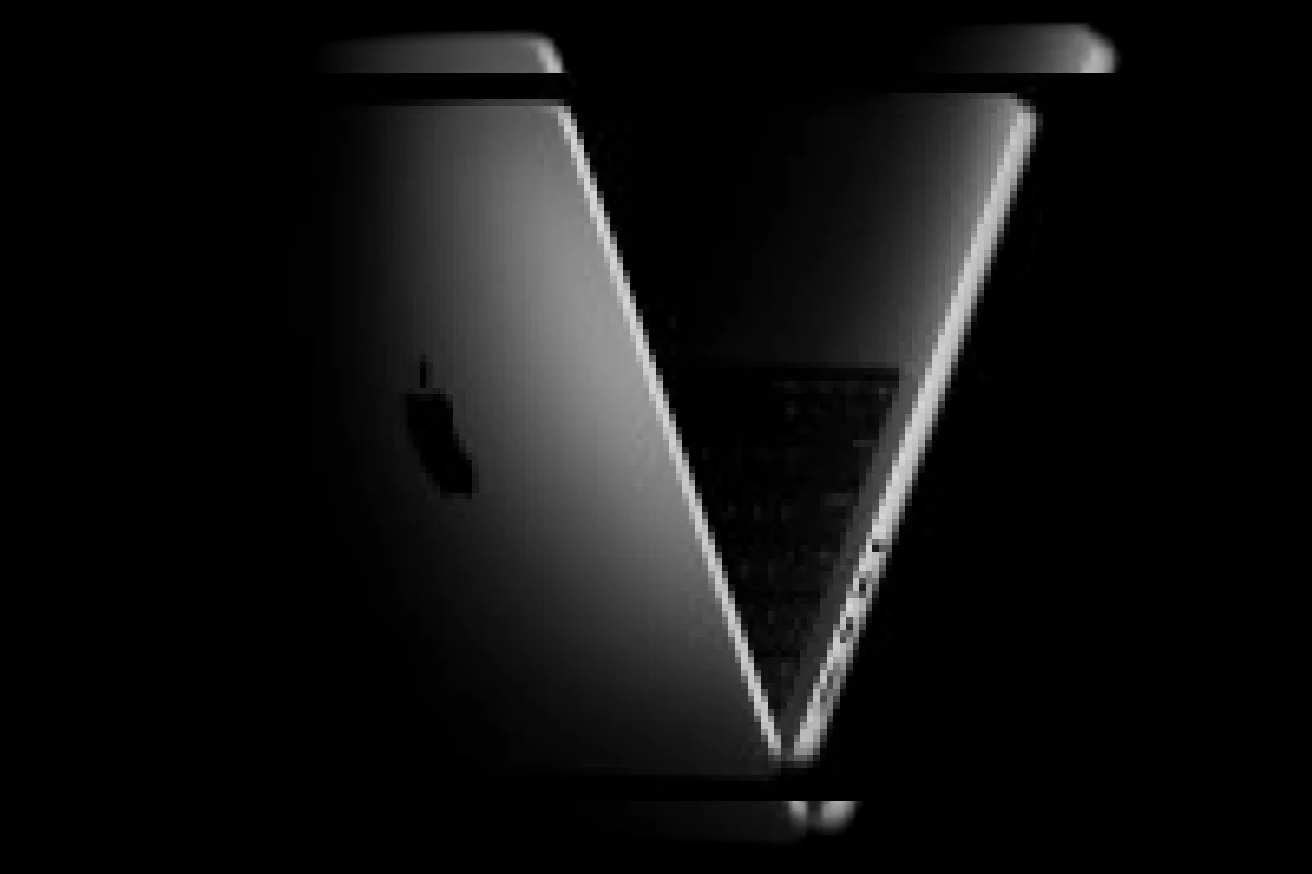 Ilustrasi MacBook layar sentuh dan iPad mini OLED Apple