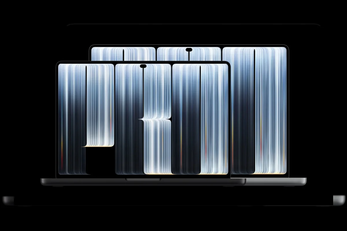 MacBook Pro OLED dengan layar sentuh dan Dynamic Island