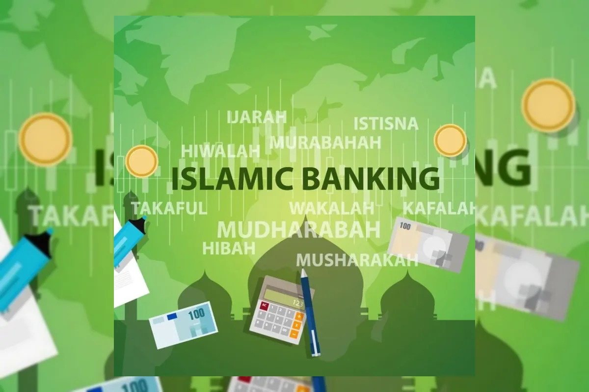 Ilustrasi layanan keuangan syariah digital di Indonesia