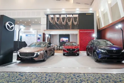 Mazda Bawa 6e Fastback dan CX-5 Terbaru ke GIIAS Surabaya 2026