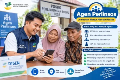 Link Daftar Agen Perlinsos di agent-perlinsos.kemensos.go.id, Login IKD 2026: Apakah Agen Digaji? Ini Penjelasannya