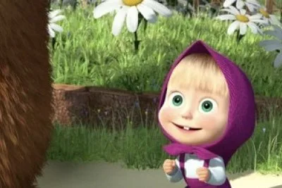 Masha and The Bear Terinspirasi Anak Nyata di Pantai, Benarkah?