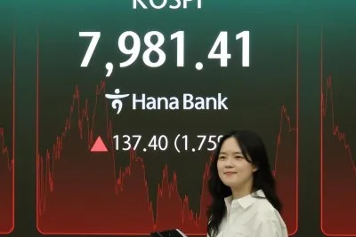 KOSPI Catat Rekor Baru, Dekati Angka 8.000 Poin