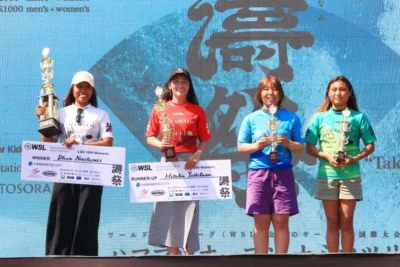 Peselancar Putri Indonesia Dhea Natasya Cetak Sejarah di Jepang
