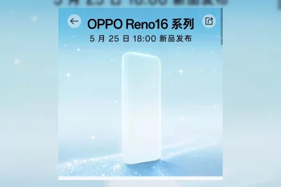 Oppo Reno 16 Series Resmi Meluncur pada 25 Mei di China