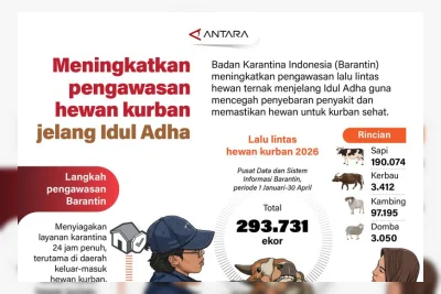 Pengawasan Hewan Kurban Diperketat Jelang Idul Adha