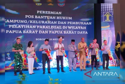 Menkum Resmikan 2.025 Posbankum di Papua Barat dan Papua Barat Daya