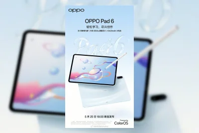 Oppo Pad 6 dan Oppo Bubble Selfie Display Dikonfirmasi, Ini Detailnya