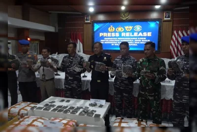 TNI AL Gagalkan Penyelundupan Komoditas Ilegal Senilai Rp1,6 Miliar