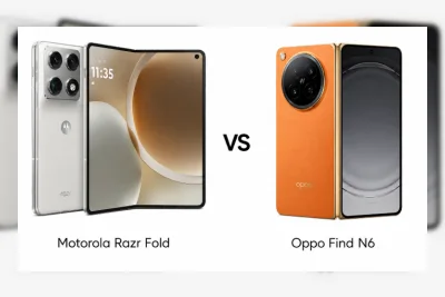 Perbandingan Motorola Razr Fold vs Oppo Find N6: Spesifikasi, Kamera, Baterai, dan Harga