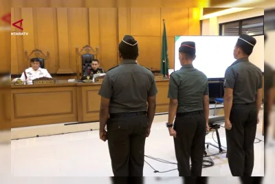 Dua Terdakwa Pembunuh Kacab Bank Dituntut Pecat dari TNI