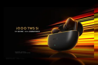 iQOO TWS 5i Resmi di China: Baterai 50 Jam dan Monster Sound