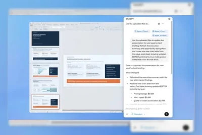 ChatGPT untuk PowerPoint Dirilis, Bikin Slide Kini Otomatis