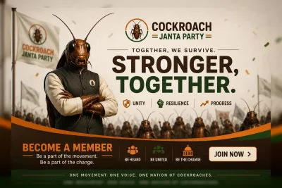 Kaum Muda India Berbondong-Bondong ke Partai Politik Kecoa