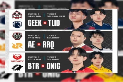 Jadwal MPL ID S17 Hari Ini: Rebutan Tiket Playoff