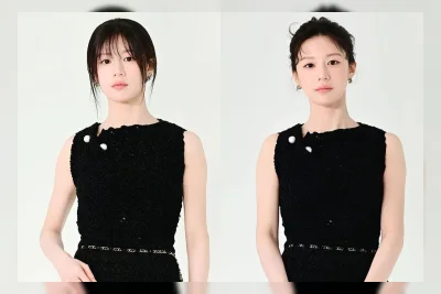 Go Youn-jung Buktikan Dua Gaya Berbeda dengan Poni dan Sanggul di Acara Chanel