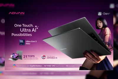 ADVAN Resmi Luncurkan AIGEN Ultra, Laptop AI untuk Pekerja Digital