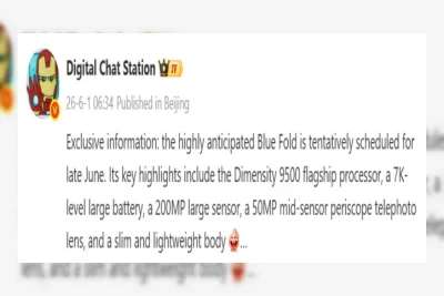 Vivo X Fold 6 Siap Hadir dengan Baterai 7.000mAh dan Kamera 200MP