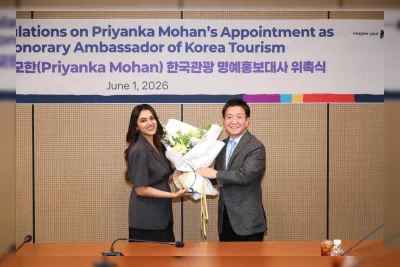 Aktris India Priyanka Mohan Ditunjuk sebagai Duta Kehormatan Pariwisata Korea
