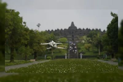 Konservasi Candi Borobudur Manfaatkan Drone 360 Spasial