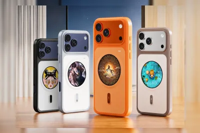 Rollme VisionCase: Casing iPhone 17 Pro Max dengan Layar Belakang untuk Notifikasi dan Game Retro