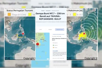 Gempa M7,7 Guncang Sulut, BMKG Keluarkan Peringatan Tsunami untuk 22 Wilayah